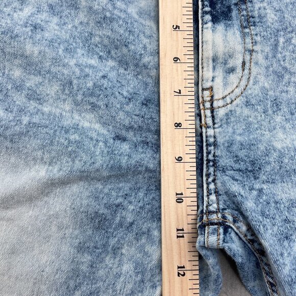 Rocawear Jeans Men 42W x 32L Blue Acid Wash Skinny High Rise Cotton Stretch - Picture 8 of 13